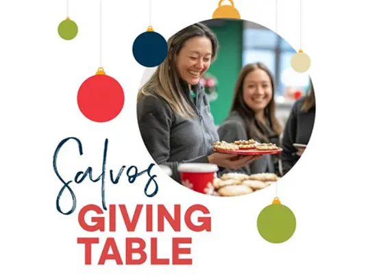 Host a Salvos Giving Table