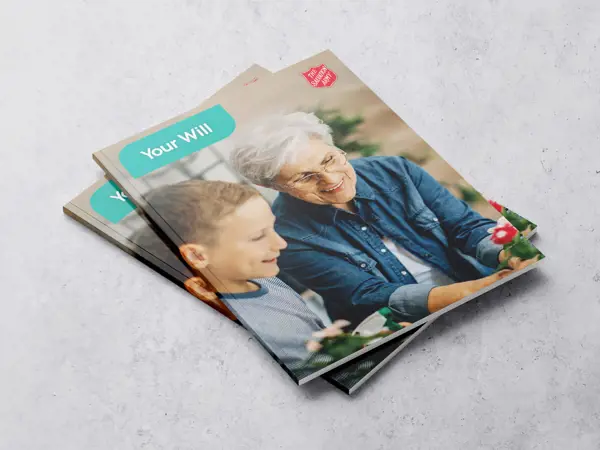 Two brochures with 'Your Will' printed on the cover.