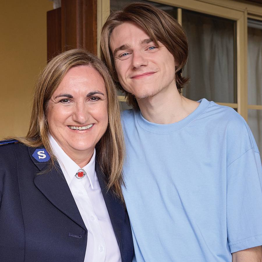 Manny and his Salvos case worker