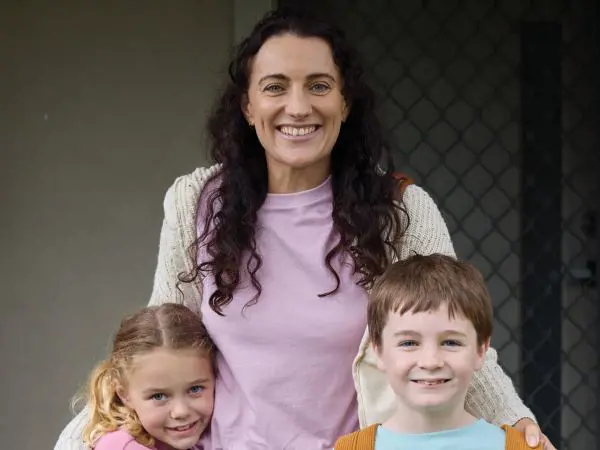 Suzi and her kids
