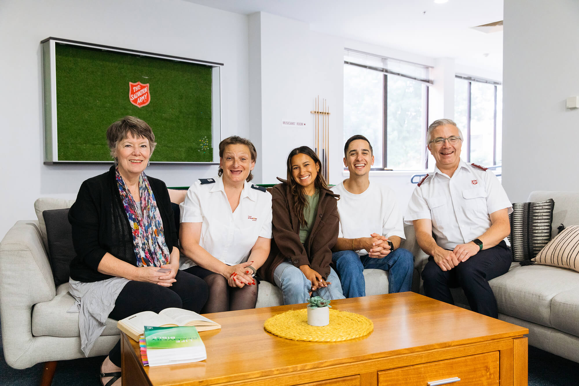 Couples with salvos team