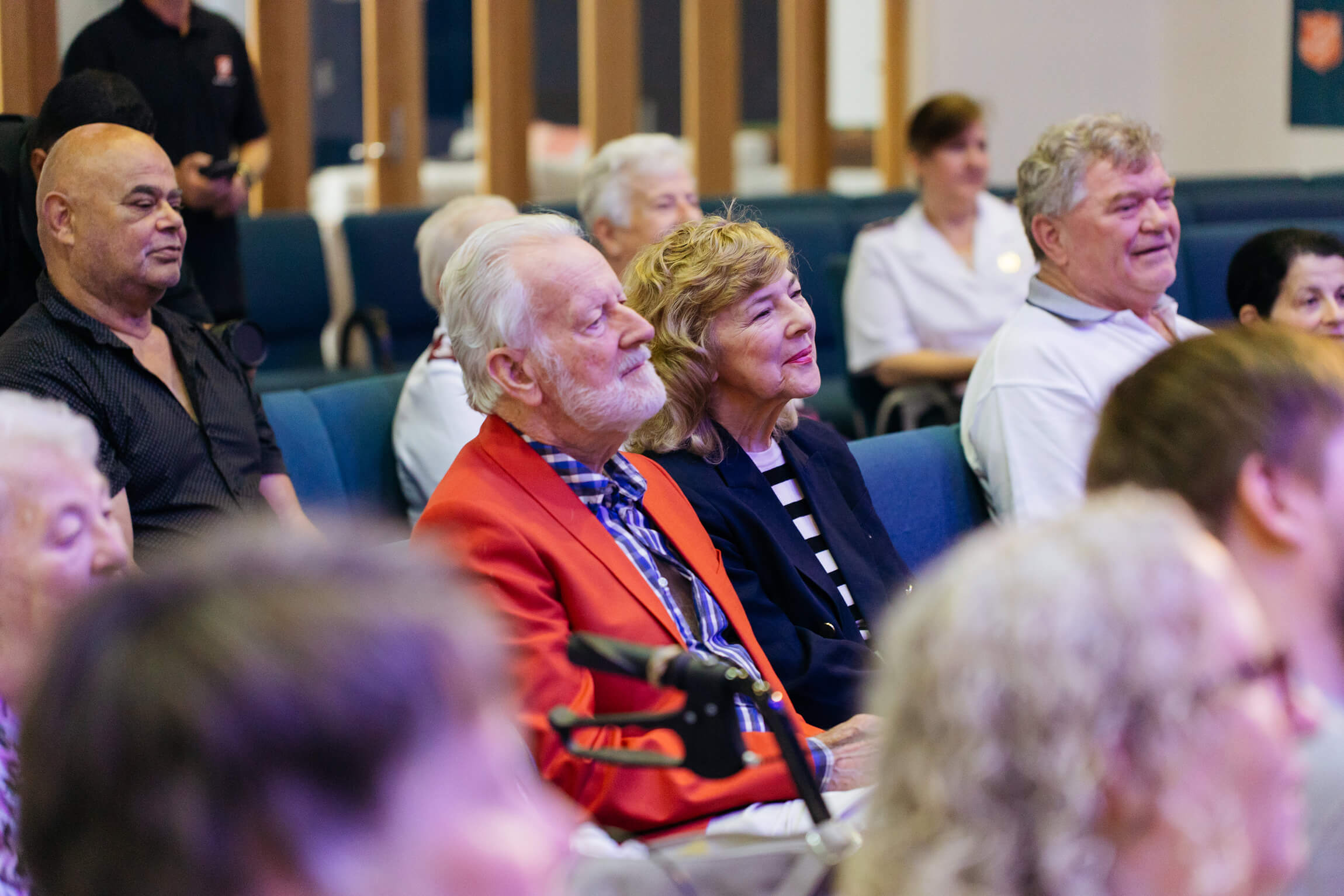 Worshipping at Perth fortress church