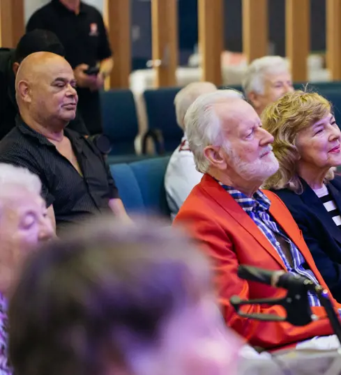 Worshipping at Perth fortress church