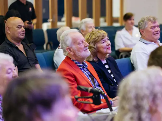 Worshipping at Perth fortress church