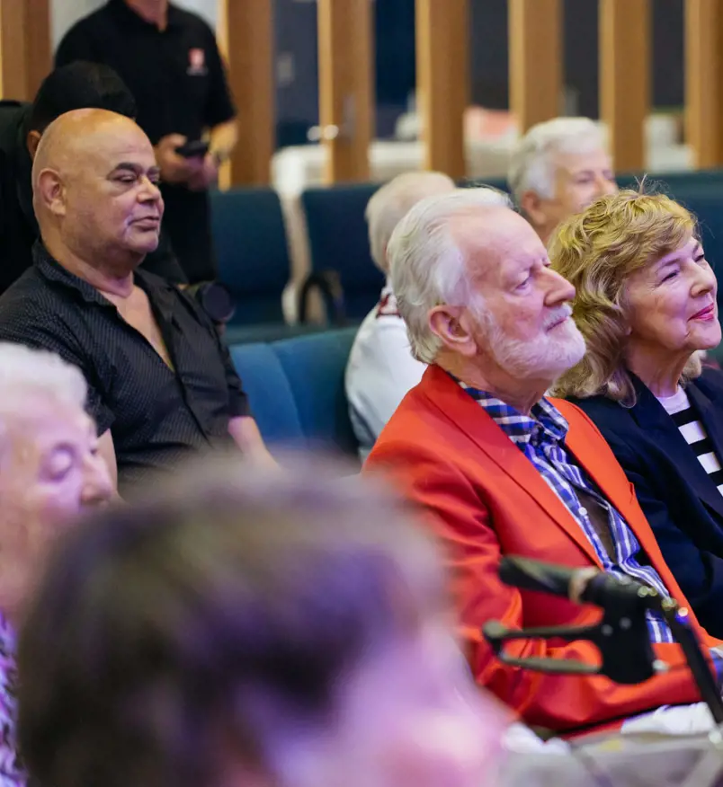 Worshipping at Perth fortress church