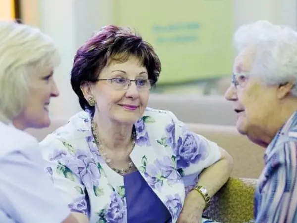 Small group of women talking
