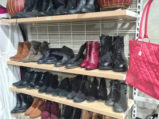 Shoes for sale at Ocean Grove thrift store