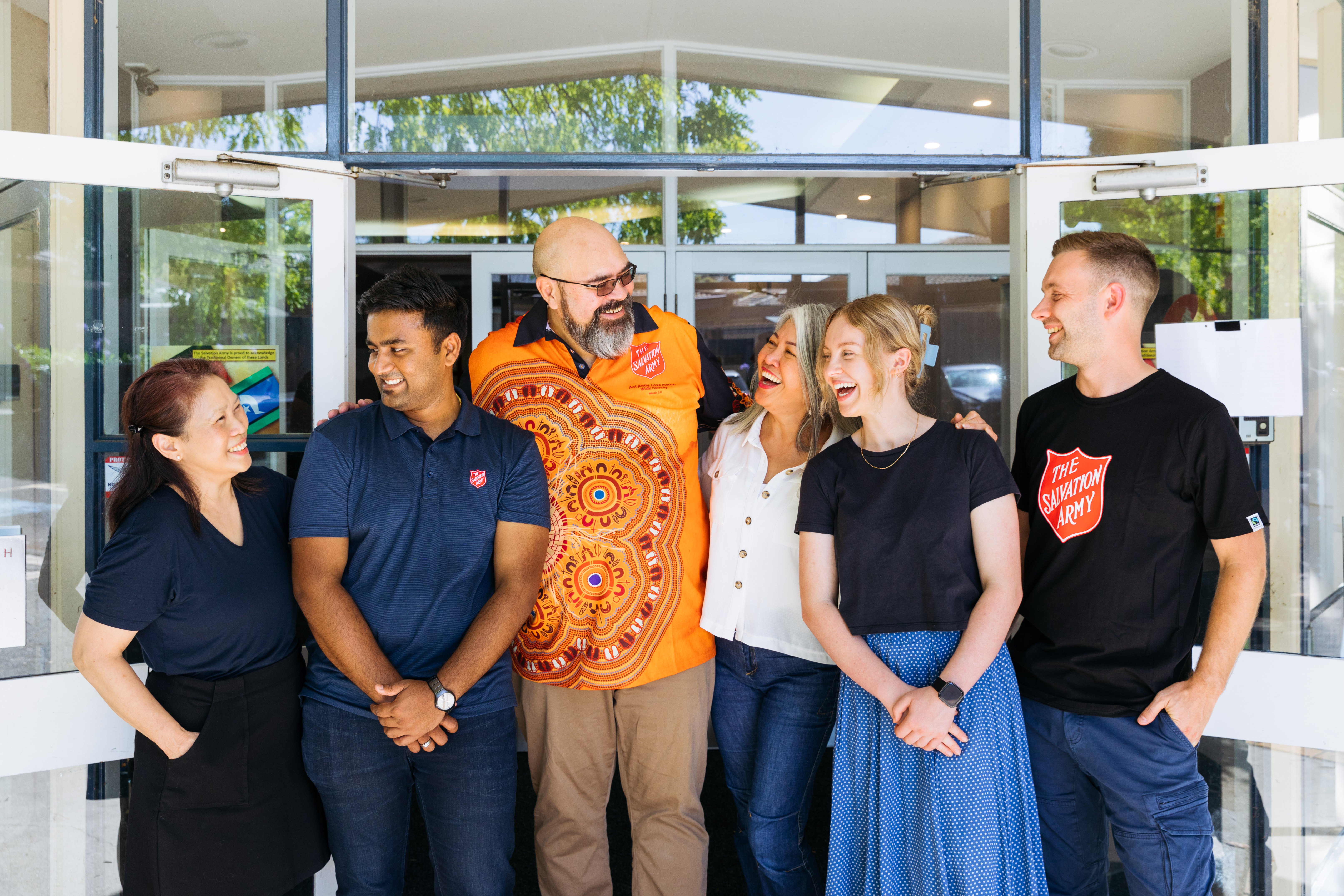 A group of community volunteers
