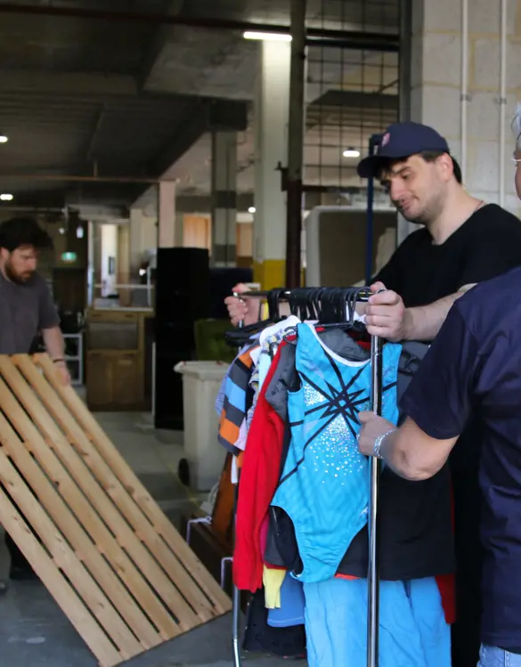 Volunteering at a salvos store