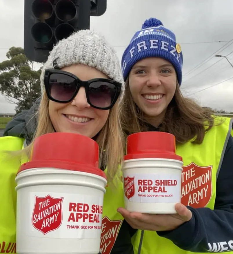 Volunteers support during RSA