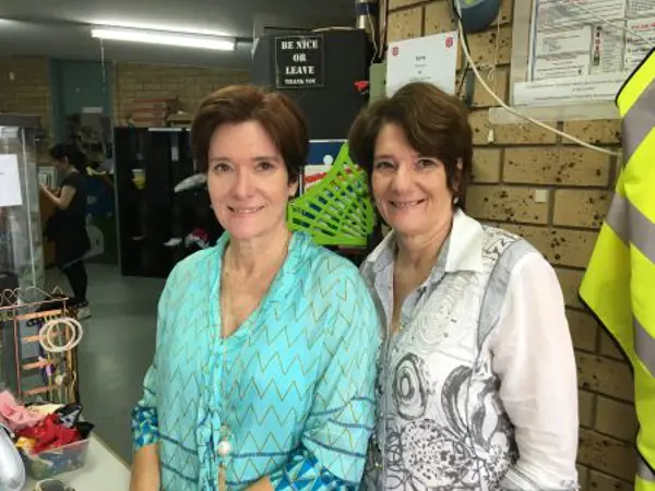 Family Store volunteers smiling