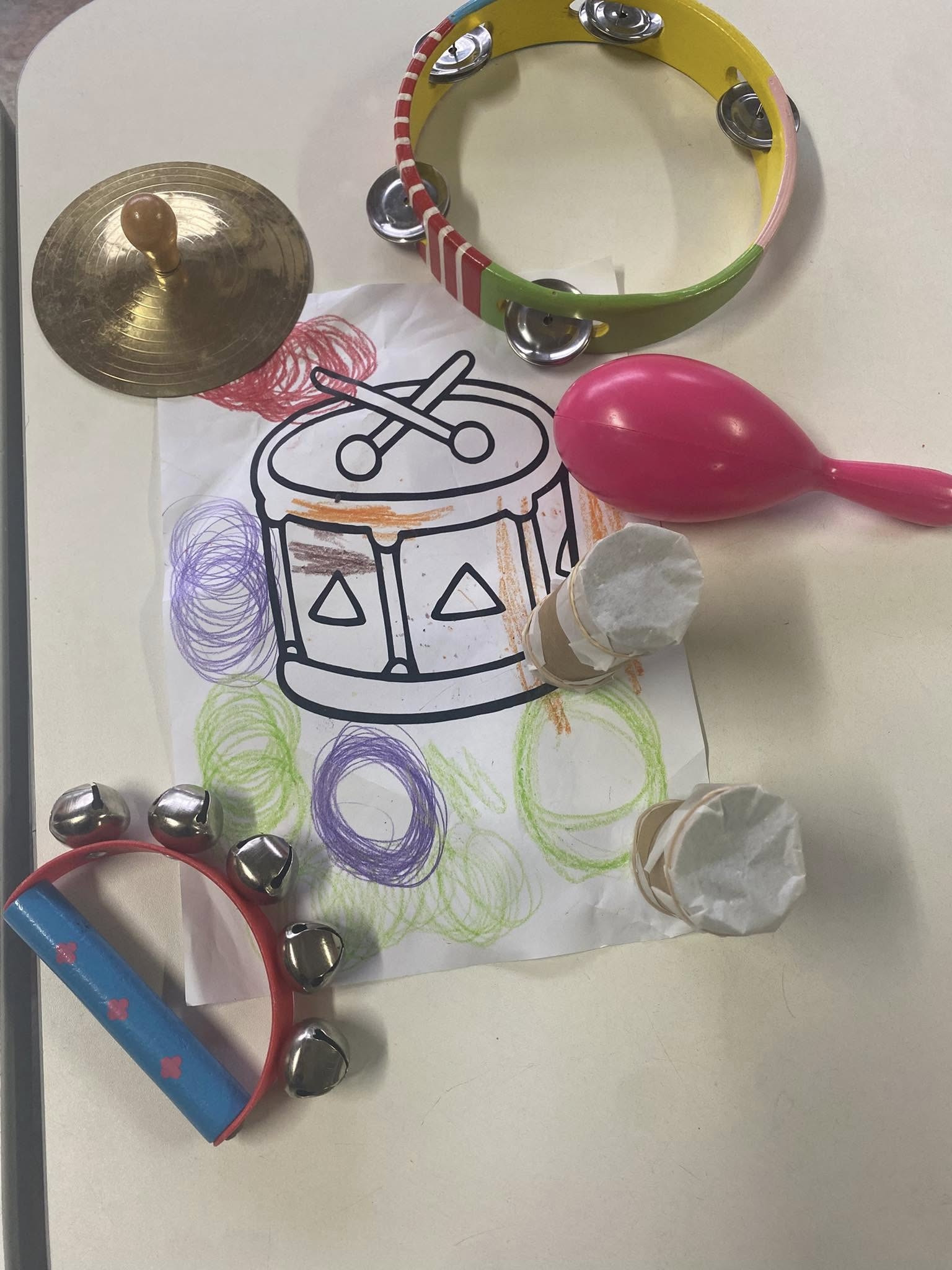 playtime items and drawing