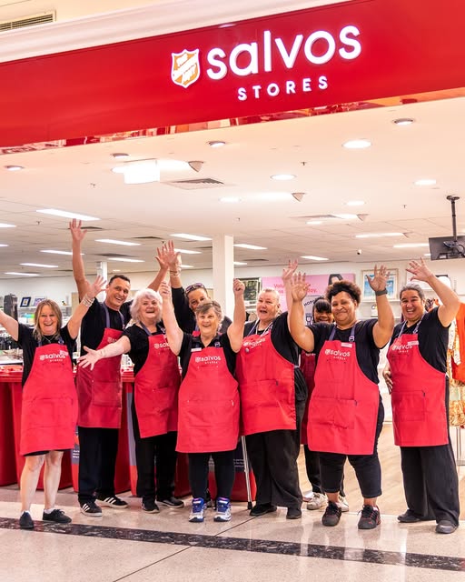 Fassifern Salvos Stores volunteers
