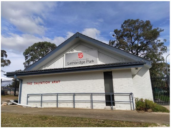 Photo of the Salvation Army Lethbridge Park building.