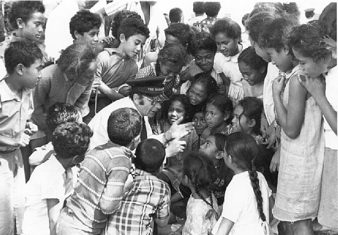 Bert Briggs in Fiji 1974