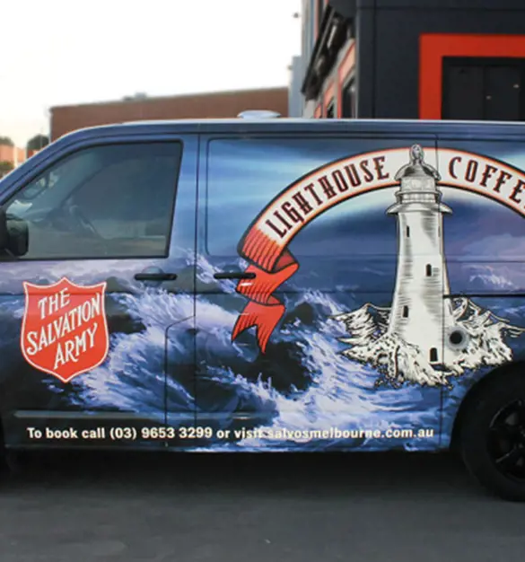 Lighthouse coffee van