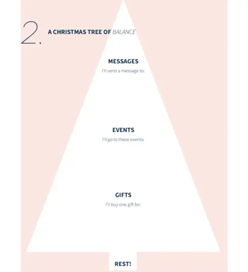 Christmas planning activity part 2