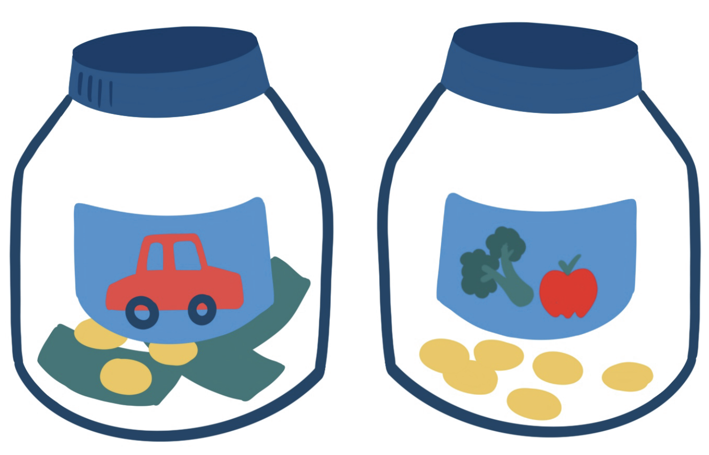 money system jars