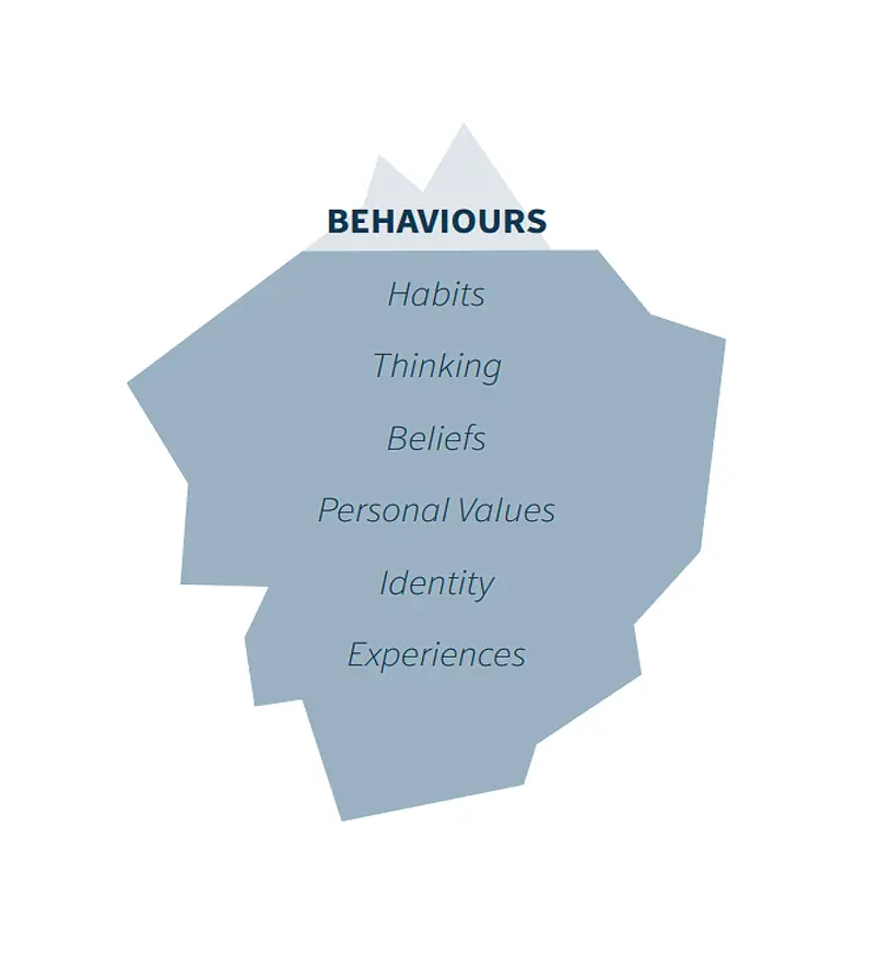 Adapted from: Edward T Hall’s Cultural Iceberg Model.