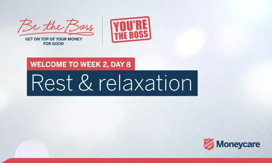 Day 8: Rest and relaxation