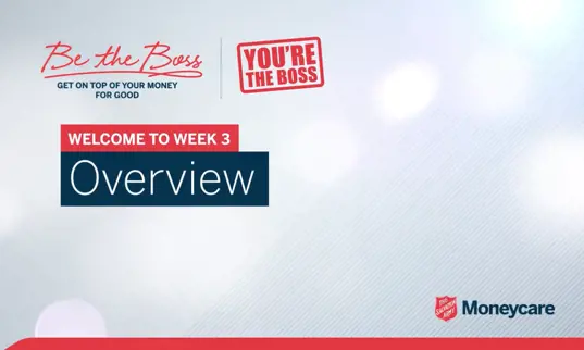 Week 3 overview