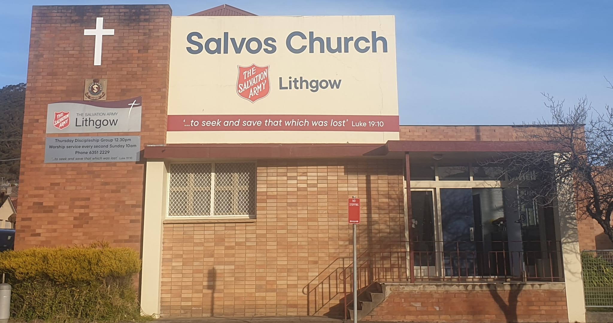 Photograph of the exterior of Lithgow Salvos Church.