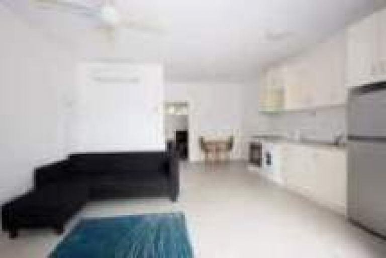 Living room and kitchen