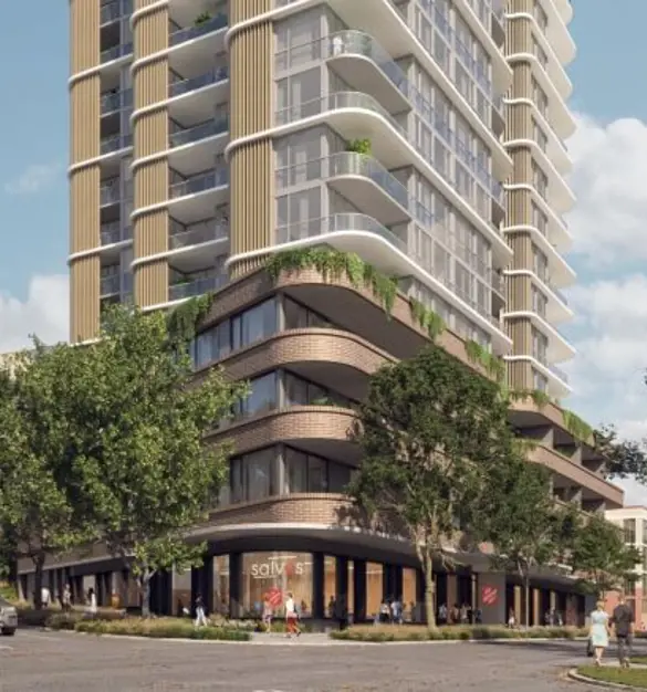 Architectural artist impression of the planned Miranda site redevelopment.