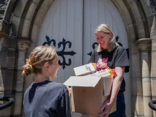 Gifting food box at The Well