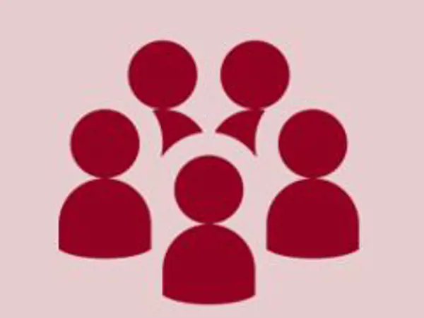 Illustrated graphic of a circle of people together.